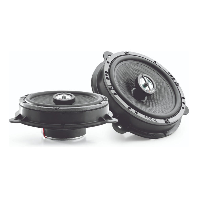 Bocinas Para Auto Focal Ic Rns 165 6,5inc 2vias 60w Rms Color Negro