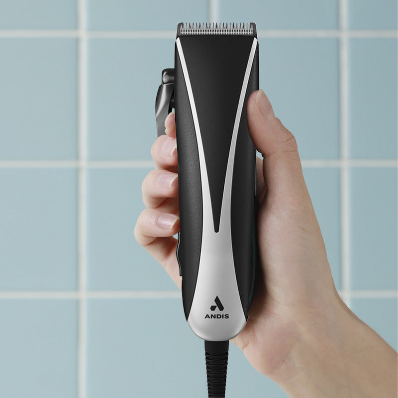 Recortadora De Pelo Andis Ultra Clip 110v Color Negro Series Pm-10 Incluye Kit Con 4 Guías Y Tijeras