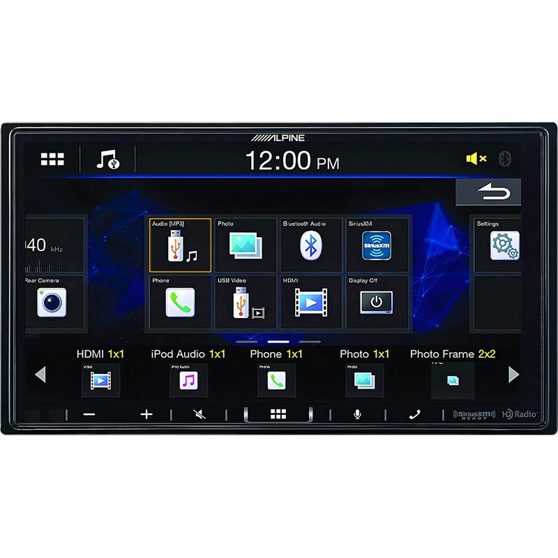 Autoestereo Alpine Ilx-f407 2-din 7pul Bluetooth Usb