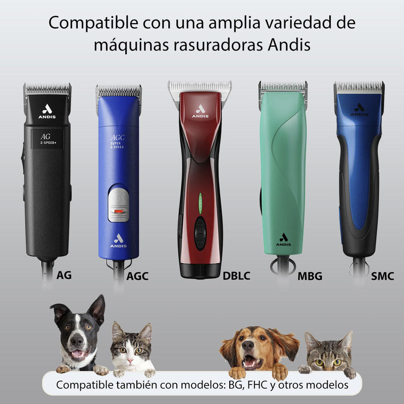 Cuchilla Andis Repuesto Para Maquina De Cerámica #4fc Ceramicedge 72620