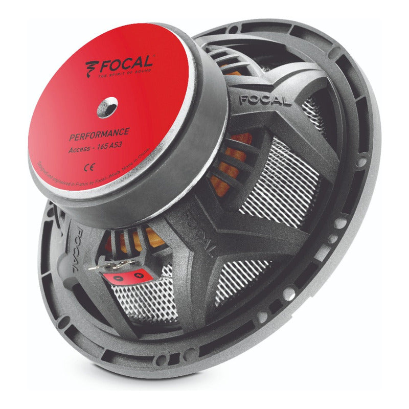 Set De Medios Focal Access 165as3 6.5 3vias 160w Max Color Negro