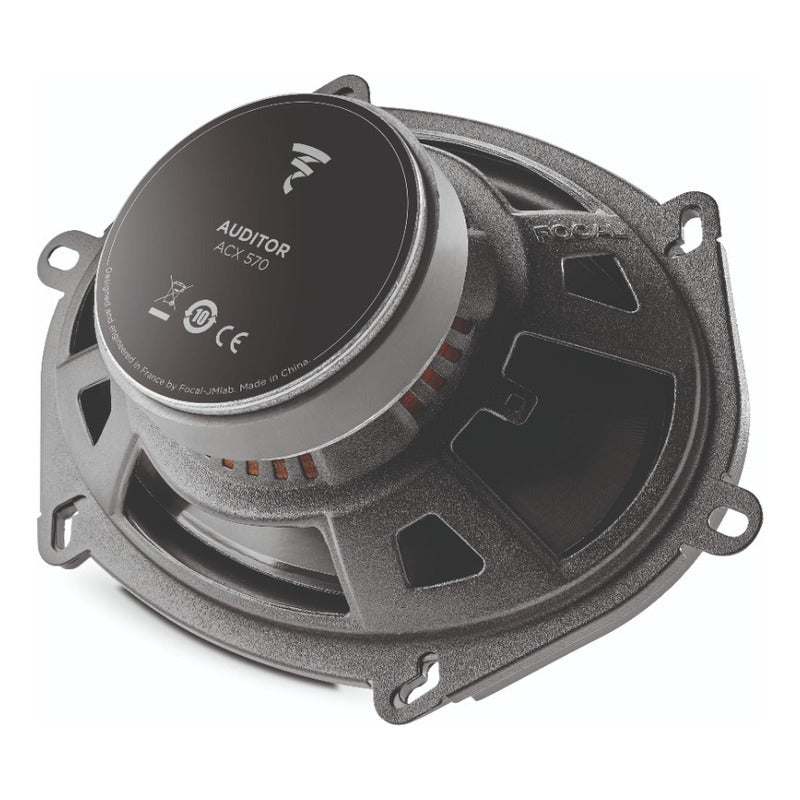Bocina Para Autos Focal Auditor Rcx-570 5x7 Pulgadas 60w Rms Color Negro