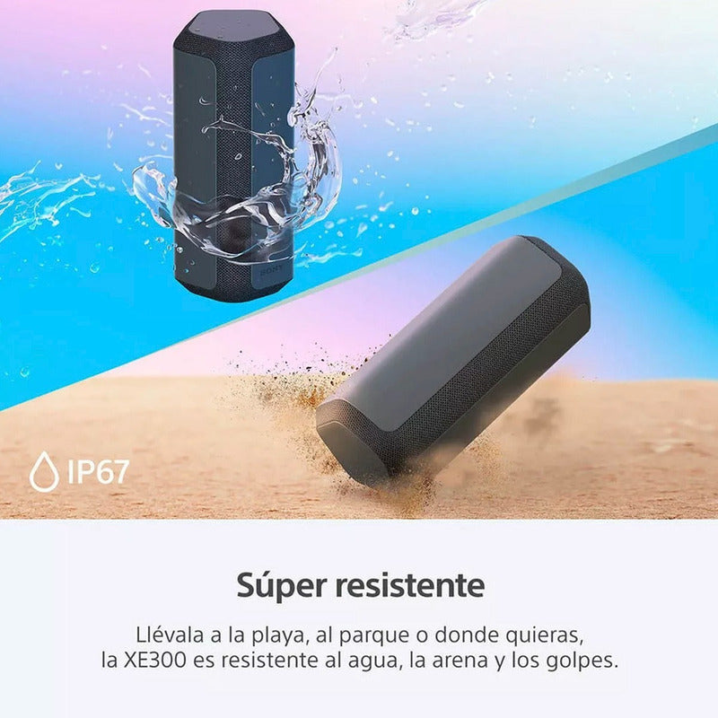 Bocina Inalámbrica Sony Portátil Bluetooth, Resistente Agua