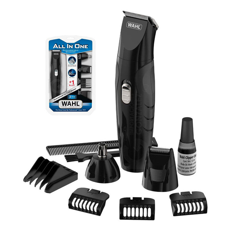 Máquina Rasuradora Cortadora Wahl® Para Nariz Y Orejas Home All In One 09685-200 Color Negro