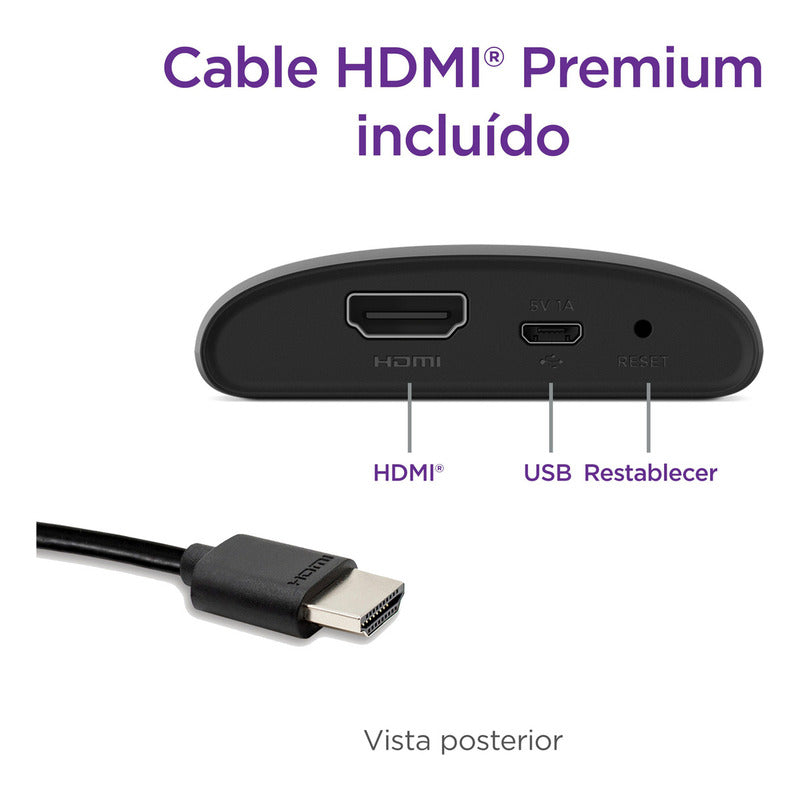 Roku Express 3960 Hd Dispositivo De Streaming Con Control Remoto
