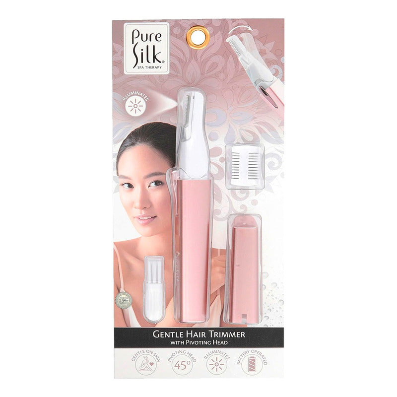 Recortadora Pure Silk Cara, Bikini Y Áreas Delicadas Luz Led