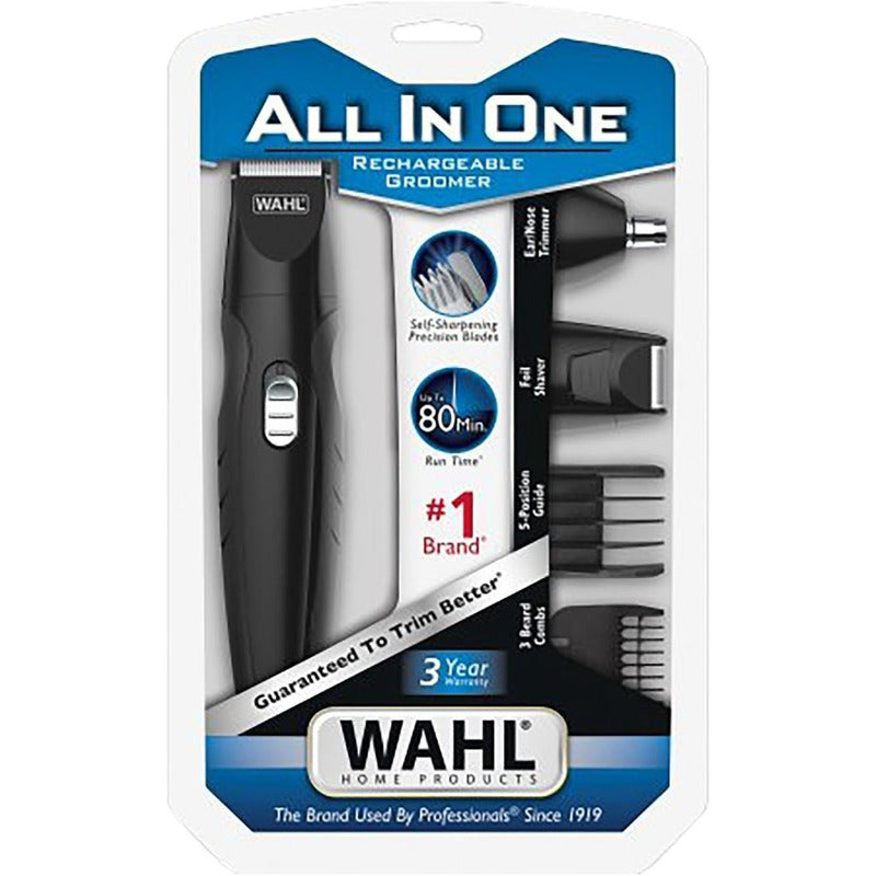 Máquina Rasuradora Cortadora Wahl® Para Nariz Y Orejas Home All In One 09685-200 Color Negro