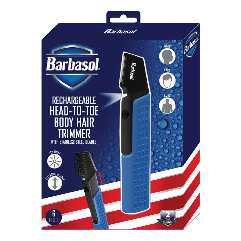 Recortadora Inalámbrica Barbasol Corporal Pies A Cabeza