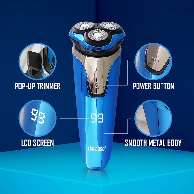 Afeitadora Eléctrica Recargable Shaver Barbasol Para Uso Humedo/seco