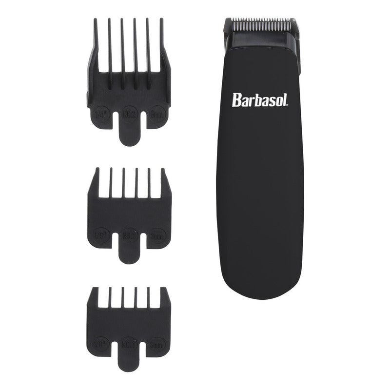 Máquina Rasuradora De Barba Inalámbrica Barbasol Trimmer Incluye Peines De Corte