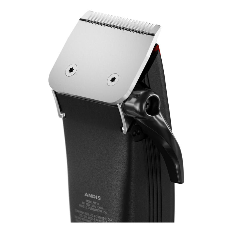Recortadora De Pelo Andis Ultra Clip 110v Color Negro Series Pm-10 Incluye Kit Con 4 Guías Y Tijeras