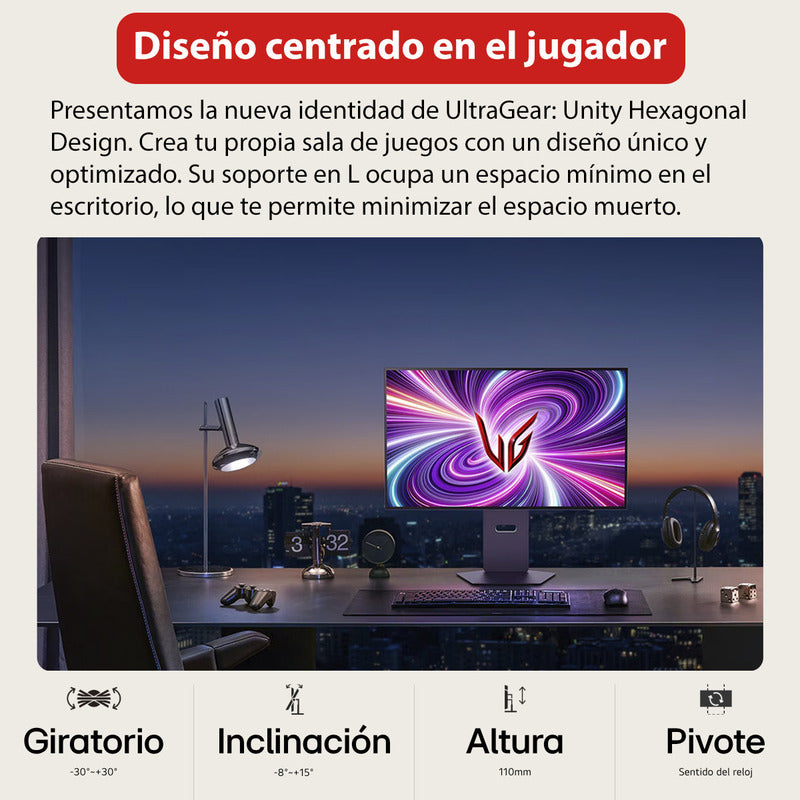 Monitor Gaming Ultragear LG Oled De Modo Dual De 32 Pantalla 4k Uhd, 0,03 Ms (gtg), Displayhdr True Black 400