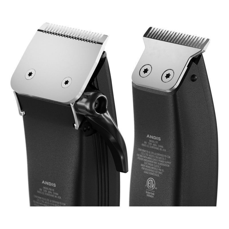 Combo Ultra Clip Andis Rasuradora Y Recortadora Cabello Pm10