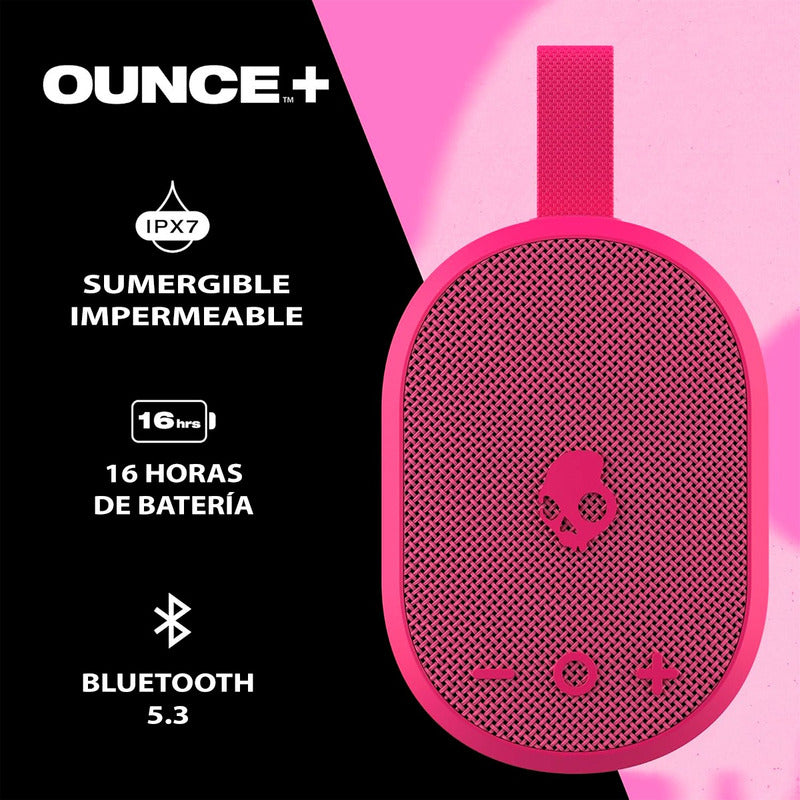 Skullcandy Ounce+ Mini Bocina Bluetooth Portátil Ipx7 16hrs