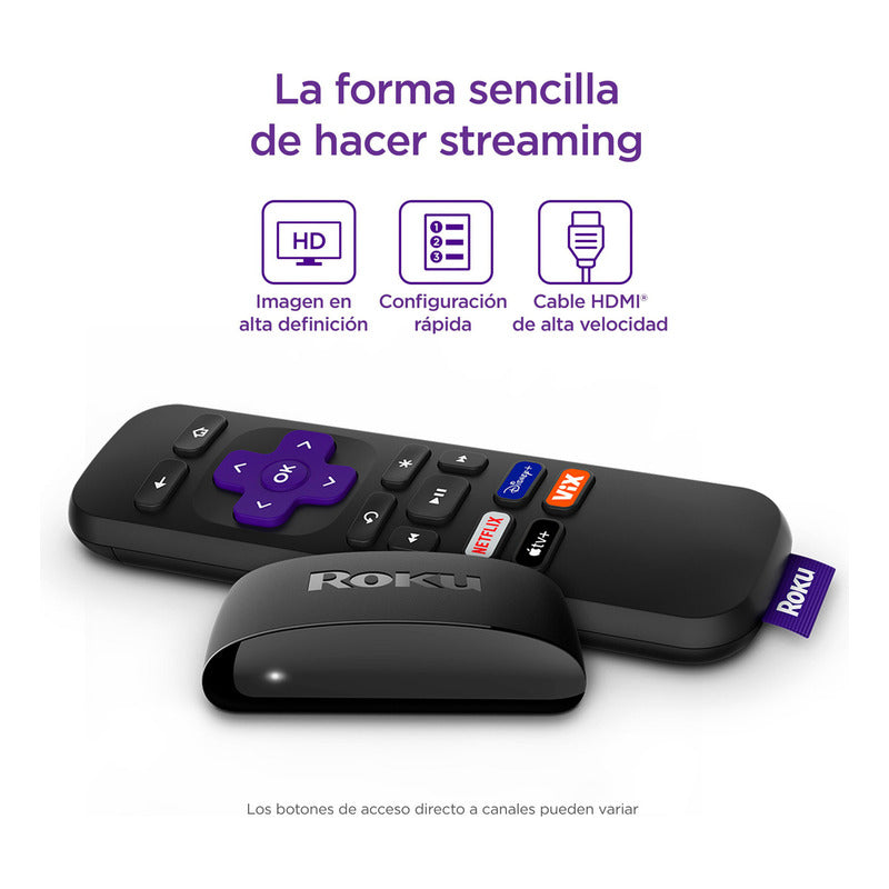 Roku Express 3960 Hd Dispositivo De Streaming Con Control Remoto