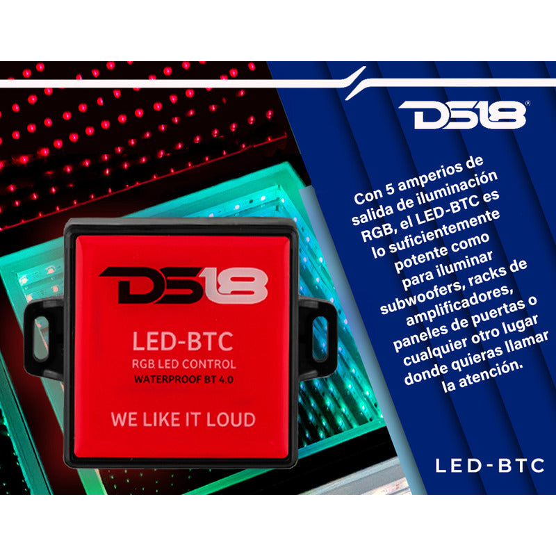 Controlador Rgb Ds18 Bluetooth Ip65 Led-btc
