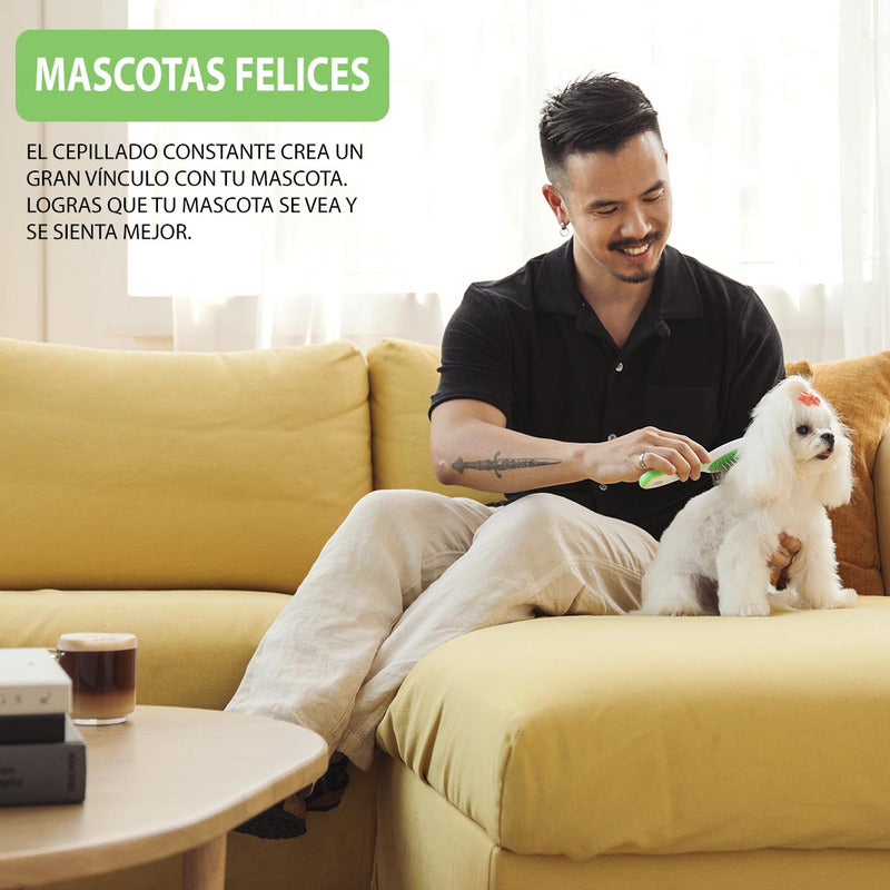 Cepillo Perro Andis Pet, Cepillo De Púas Grandes, Cepillo Para Mascotas De Pelaje Mediano A Largo, Desenreda Y Alisa Sin Dolor, Modelo 68555