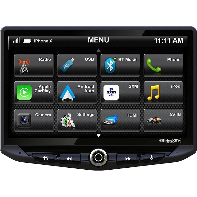 Autoestéreo Stinger Un1810 10 Carplay Android Gps Bt Usb