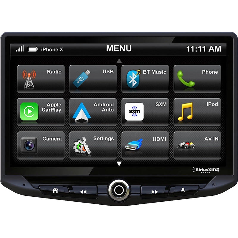 Autoestéreo Stinger Un1810 10 Carplay Android Gps Bt Usb