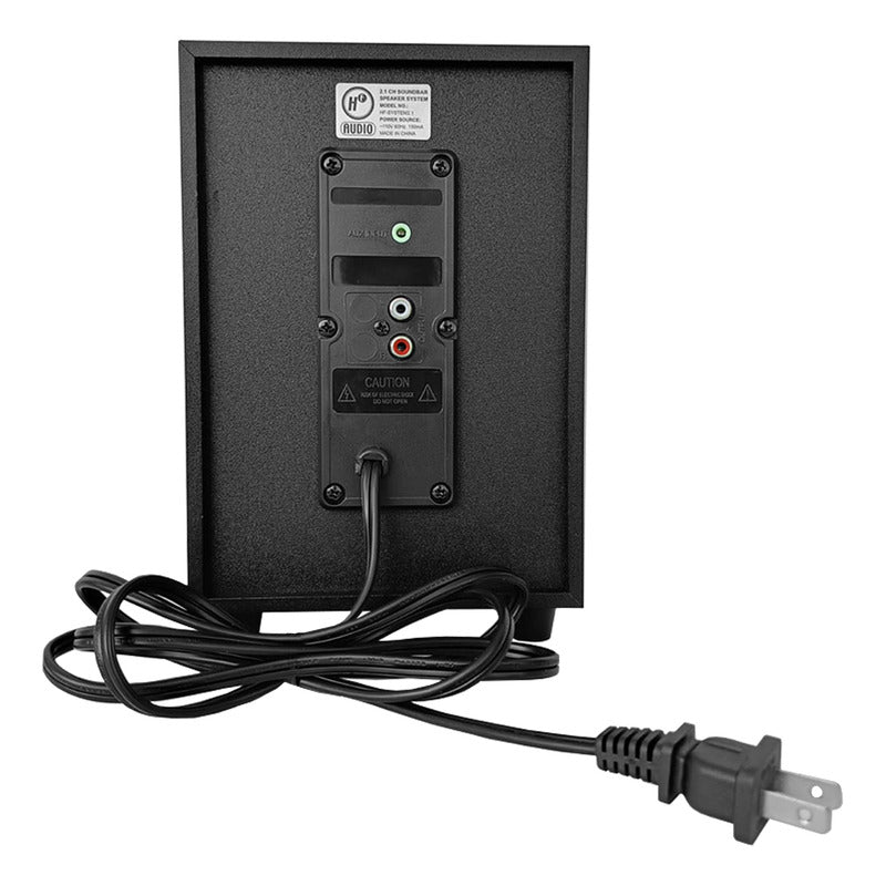 Mini Componente 2.1 Hf Audio 1000w Bluetooth Usb Sd