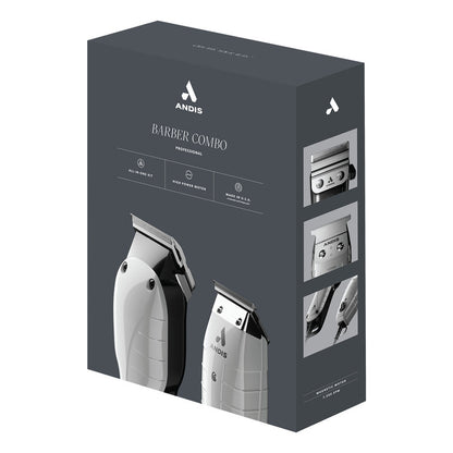 Kit De Maquinas Andis Para Barbería Profesional 66615
