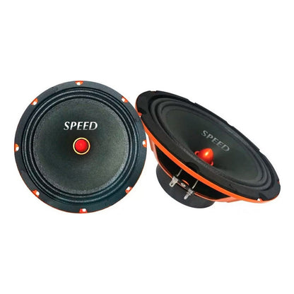Par De Medios Speed Pro Bocina 8 Pulgadas 800w 4 Ohms