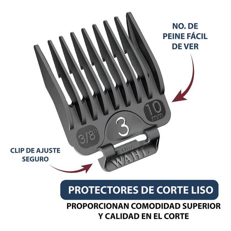 Máquina Cortadora De Cabello Whal Chrome Pro 24pzas Estuche