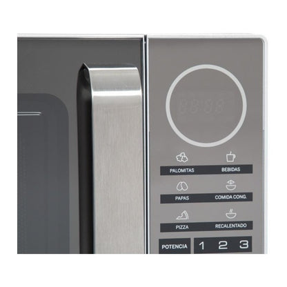 Horno De Microondas Ge Mge07sej Plata 10 Niveles 0.7 Pies