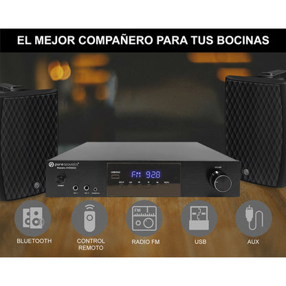 Amplificador De Audio Pure Acoustics Bluetooth 2.1 Canales