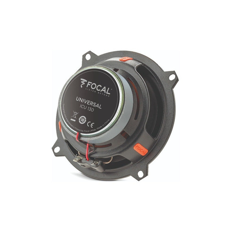Bocinas Para Auto Focal Universal Icu130 5inc 2vias 60w Rms Color Negro