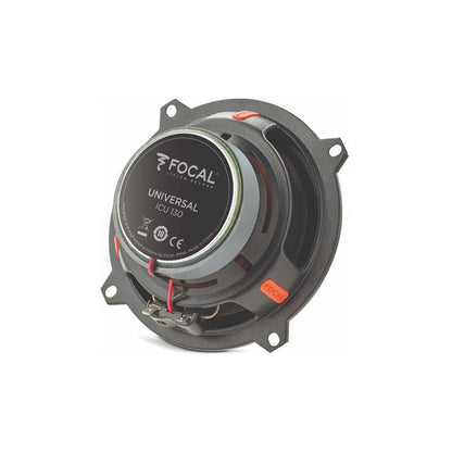 Bocinas Para Auto Focal Universal Icu130 5inc 2vias 60w Rms Color Negro