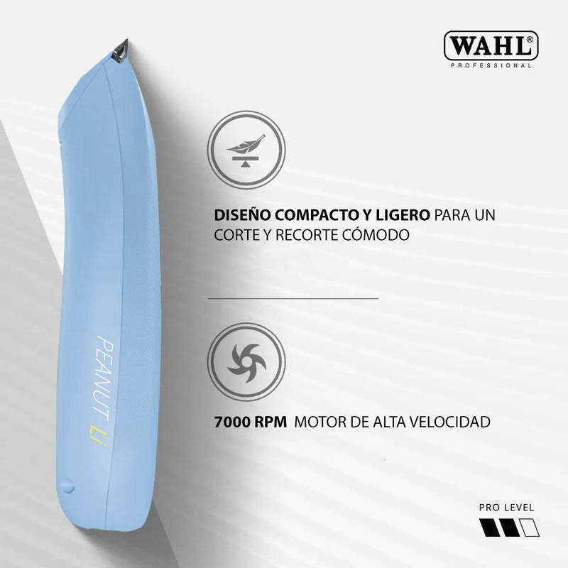 Maquina Rasuradora Inalambrica Wahl Peanut Li Barba/cabello Color Agua