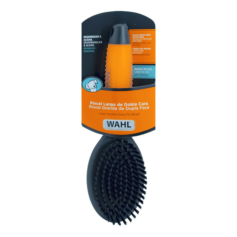 Cepillo De Doble Cara Wahl Con Mango De Gel De Agarre Suave
