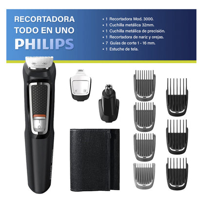 Máquina Rasuradora Philips Norelco Multigroomer Todo En 1