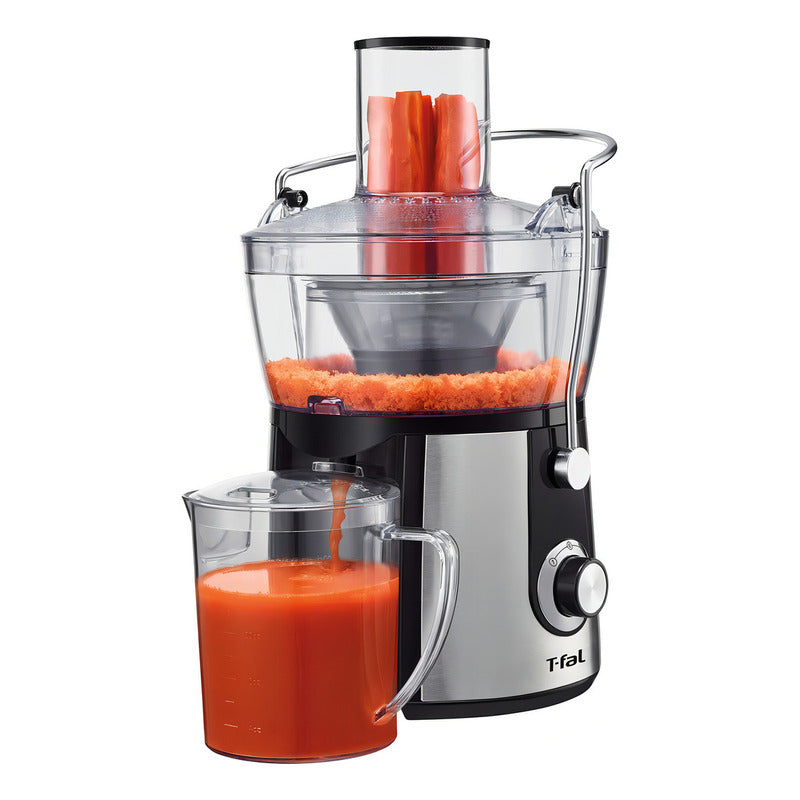 Extractor De Jugos T-fal Ze550dmx Juice Express Color Negro