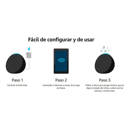Alexa Echo Pop Color Verde Azulado Teal Asistente Virtual