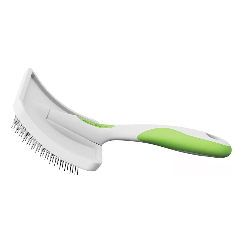 Cepillo Para Mascotas Andis Grooming Tools Firmeza Mediana Para Gato Y Perro Color Verde