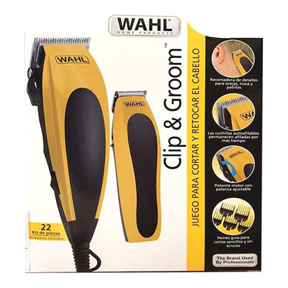 Máquina Wahl Clip & Groom Cortadora De Cabello Y Detalladora