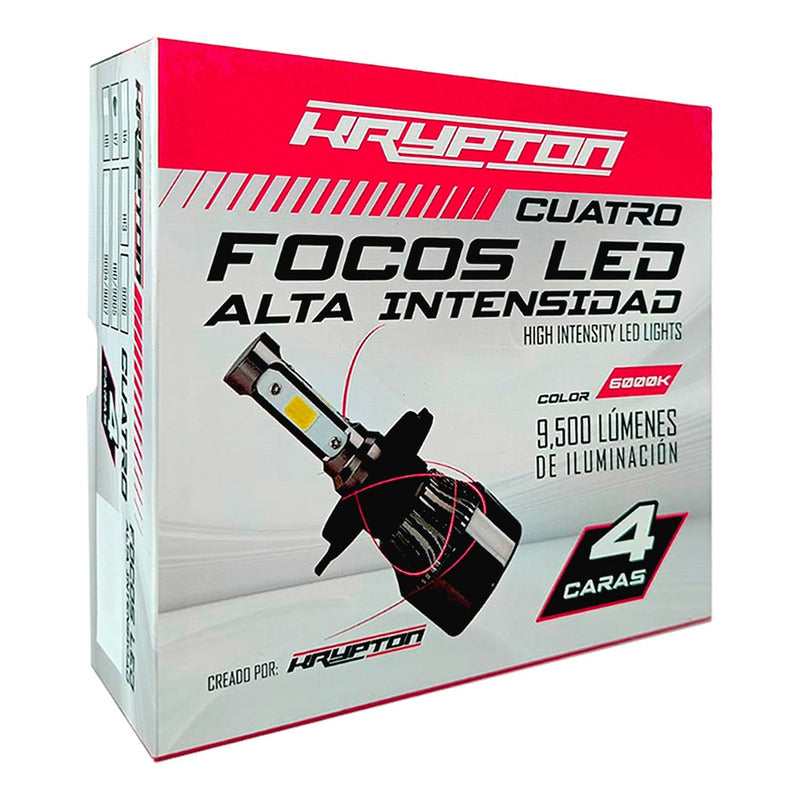 Foco Led 4 Caras Krypton Alta Intensidad 9,500 Lúmenes