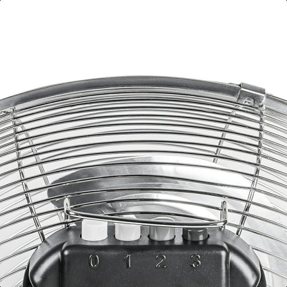 Ventilador De Piso Daewoo Cromado 16 Pulgadas 3 Velocidades Estructura Plateado Aspas Plata Diámetro 47 Cm Frecuencia 6 Hz Material De Las Aspas Aluminio
