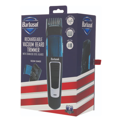 Recortadora De Barba Inalambrica Barbasol Con Aspiradora