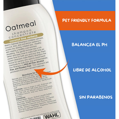 Wahl Shampoo Para Mascotas Perro/gato Formula Avena 700 Ml