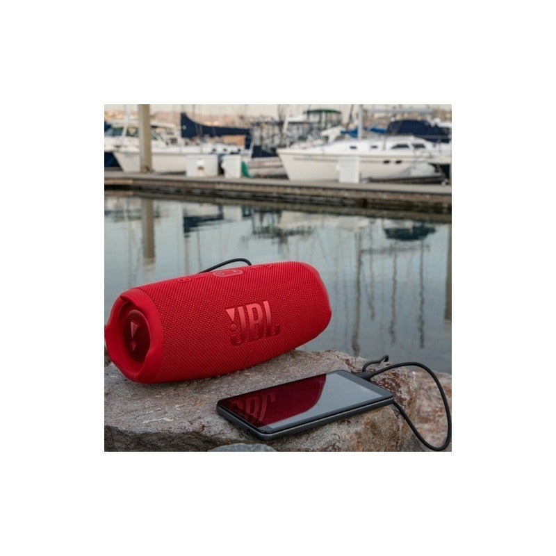Bocina Jbl Charge 5 Jblcharge5 Portátil Con Bluetooth Waterproof Red 127v