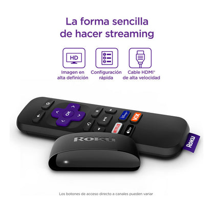 Roku Express 3960 Hd Dispositivo De Streaming Con Control Remoto