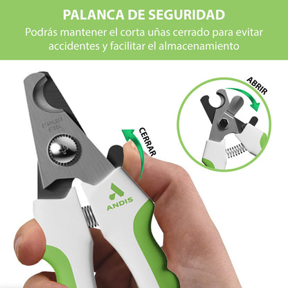 Corta Uñas Para Mascota Andis Perros/gatos Acero Inoxidable