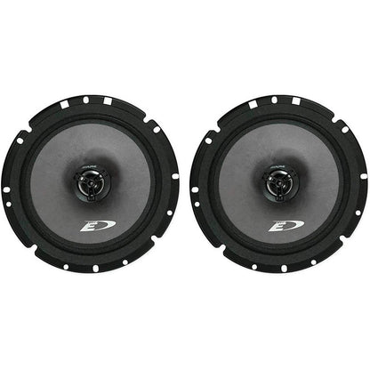 Nuevas Bocinas Alpine 6.5 Altavoces Coaxiales 2 Vías Color Negro